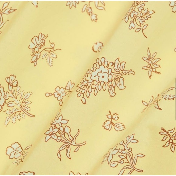 DOEN Julie Mini Dress in Sunshine Bouton De Rose Print L - Picture 12 of 12